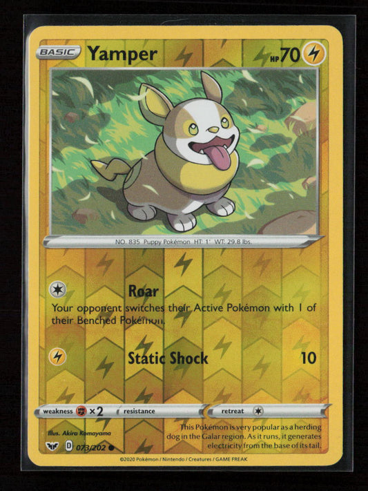 Yamper (073) Common SWSH01: Sword & Shield Base Set 073/202 NM