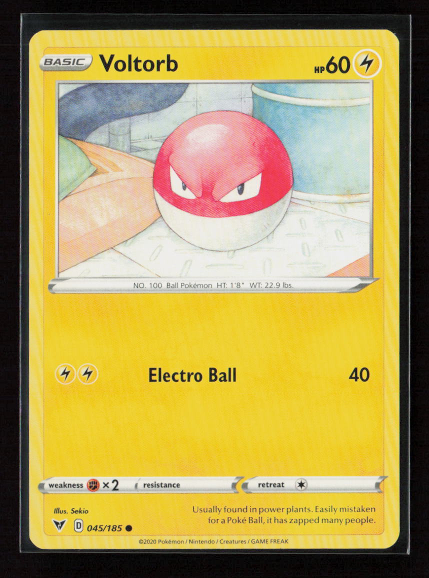 Voltorb Common SWSH04: Vivid Voltage 045/185 LP