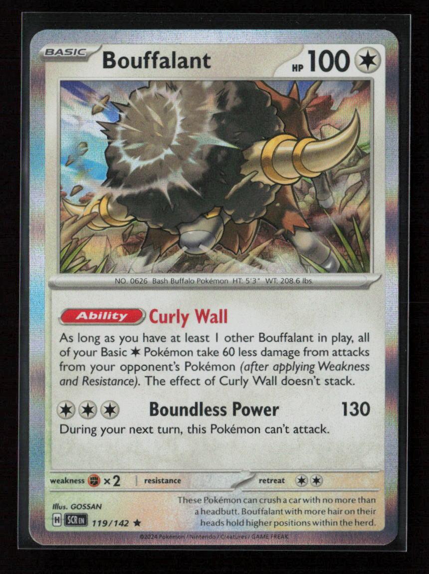 Bouffalant Rare Deck Exclusives 119/142 NM - Kang's Collectibles
