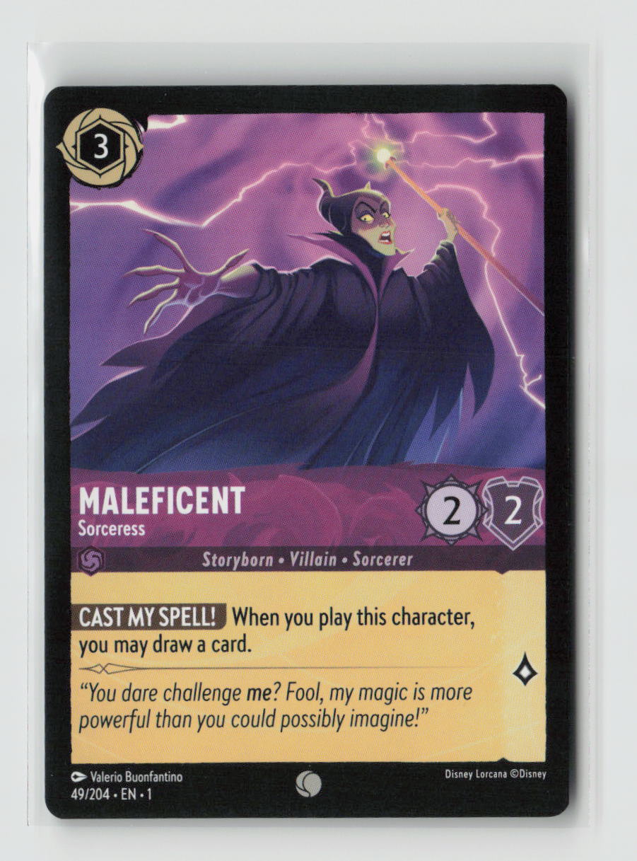 Maleficent - Sorceress Common The First Chapter 49/204 NM