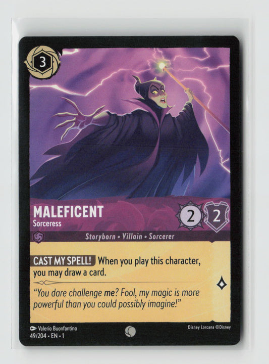 Maleficent - Sorceress Common The First Chapter 49/204 NM