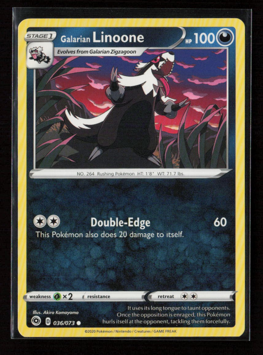 Galarian Linoone - (Eevee Stamped) Promo Battle Academy 2022 036/073 LP