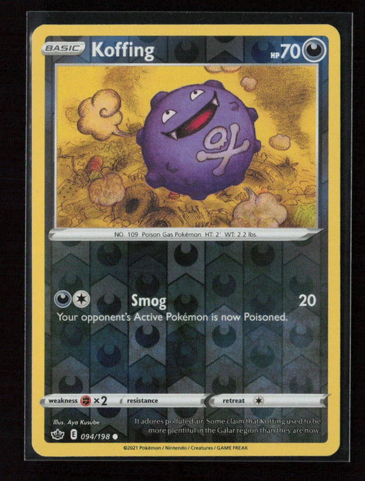 Koffing Common SWSH06: Chilling Reign 094/198 LP - Kang's Collectibles