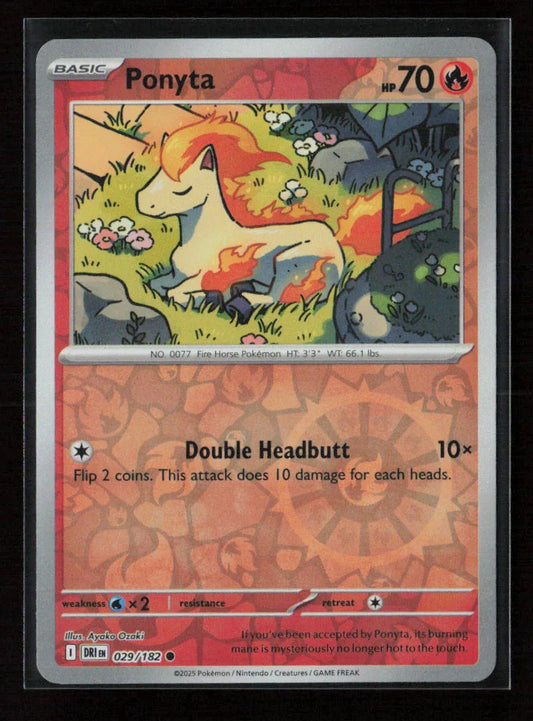 Ponyta Common SV10: Destined Rivals 029/182 NM - Kang's Collectibles