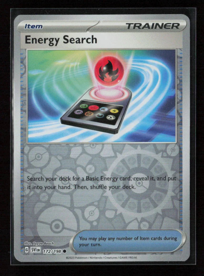 Energy Search Common SV01: Scarlet & Violet Base Set 172/198 NM - Kang's Collectibles