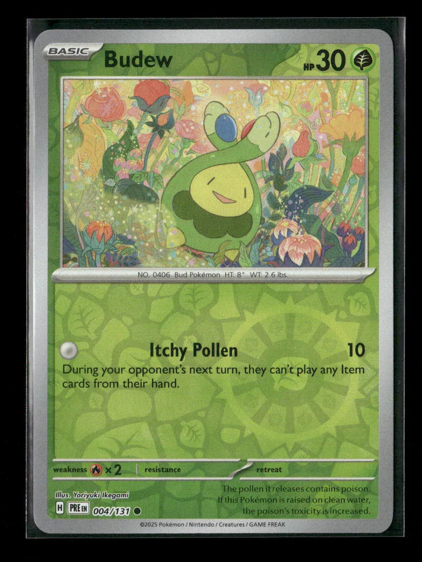 Budew Common SV: Prismatic Evolutions 004/131 NM - Kang's Collectibles