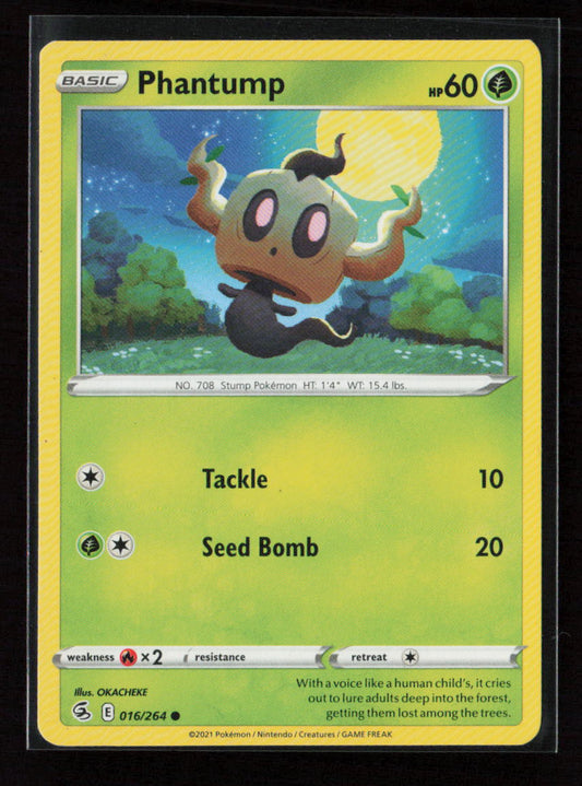 Phantump Common SWSH08: Fusion Strike 016/264 LP