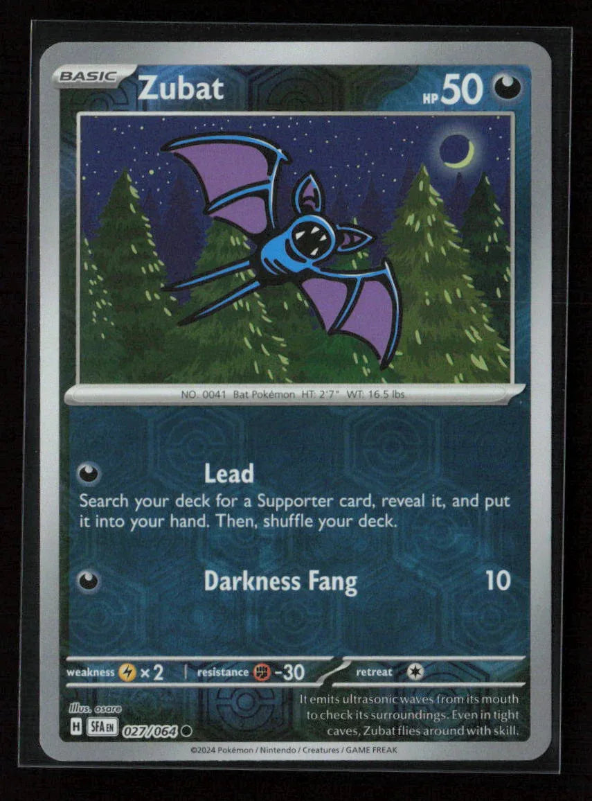 Zubat Common SV: Shrouded Fable 027/064 NM - Kang's Collectibles