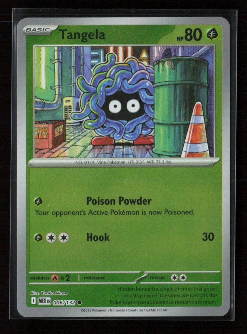 Tangela Common ME01: Mega Evolution 006/132 NM - Kang's Collectibles