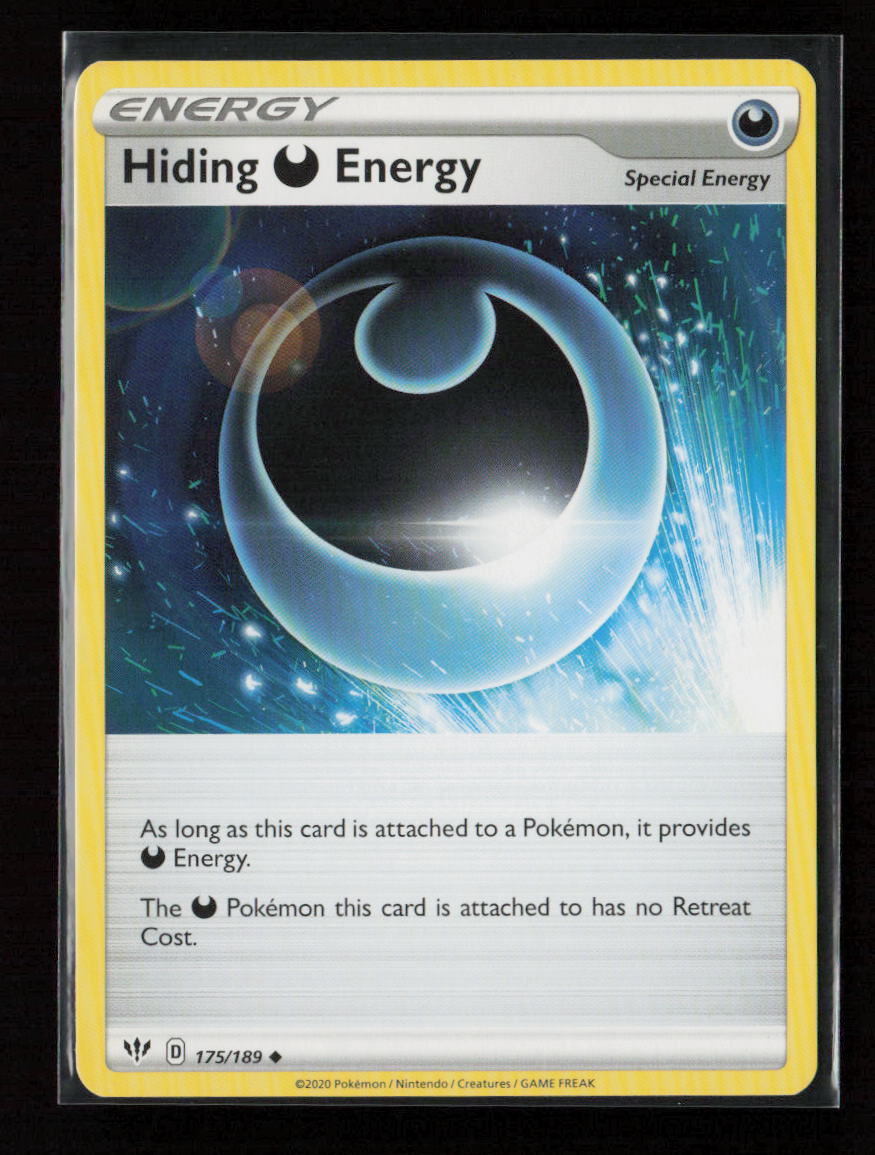 Hiding D Energy Uncommon SWSH03: Darkness Ablaze 175/189 LP