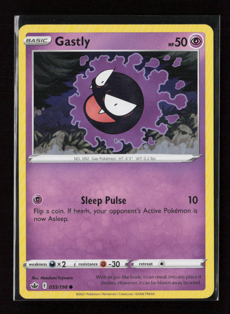 Gastly Common SWSH06: Chilling Reign 055/198 LP