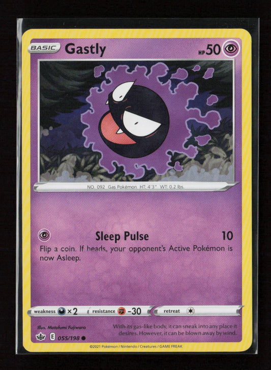 Gastly Common SWSH06: Chilling Reign 055/198 LP