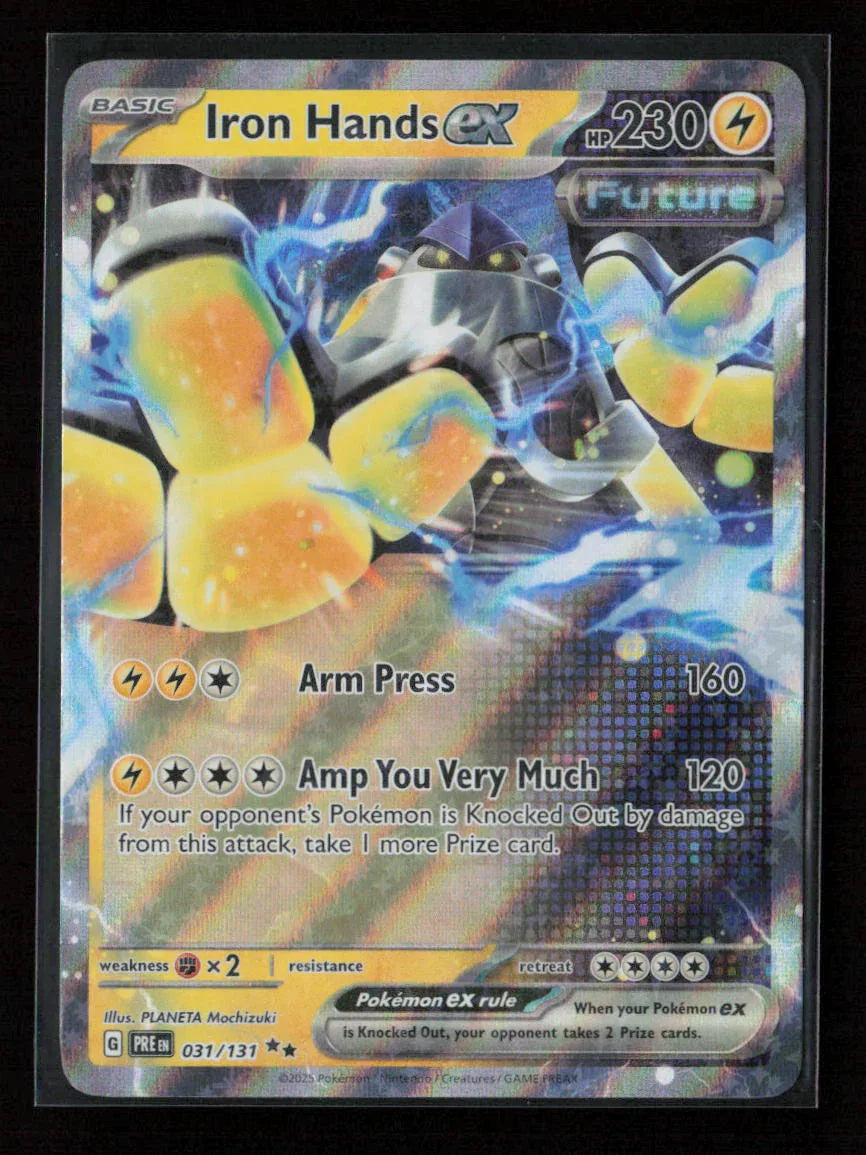 Iron Hands ex - Double Rare SV: Prismatic Evolutions 031/131 NM - Kang's Collectibles