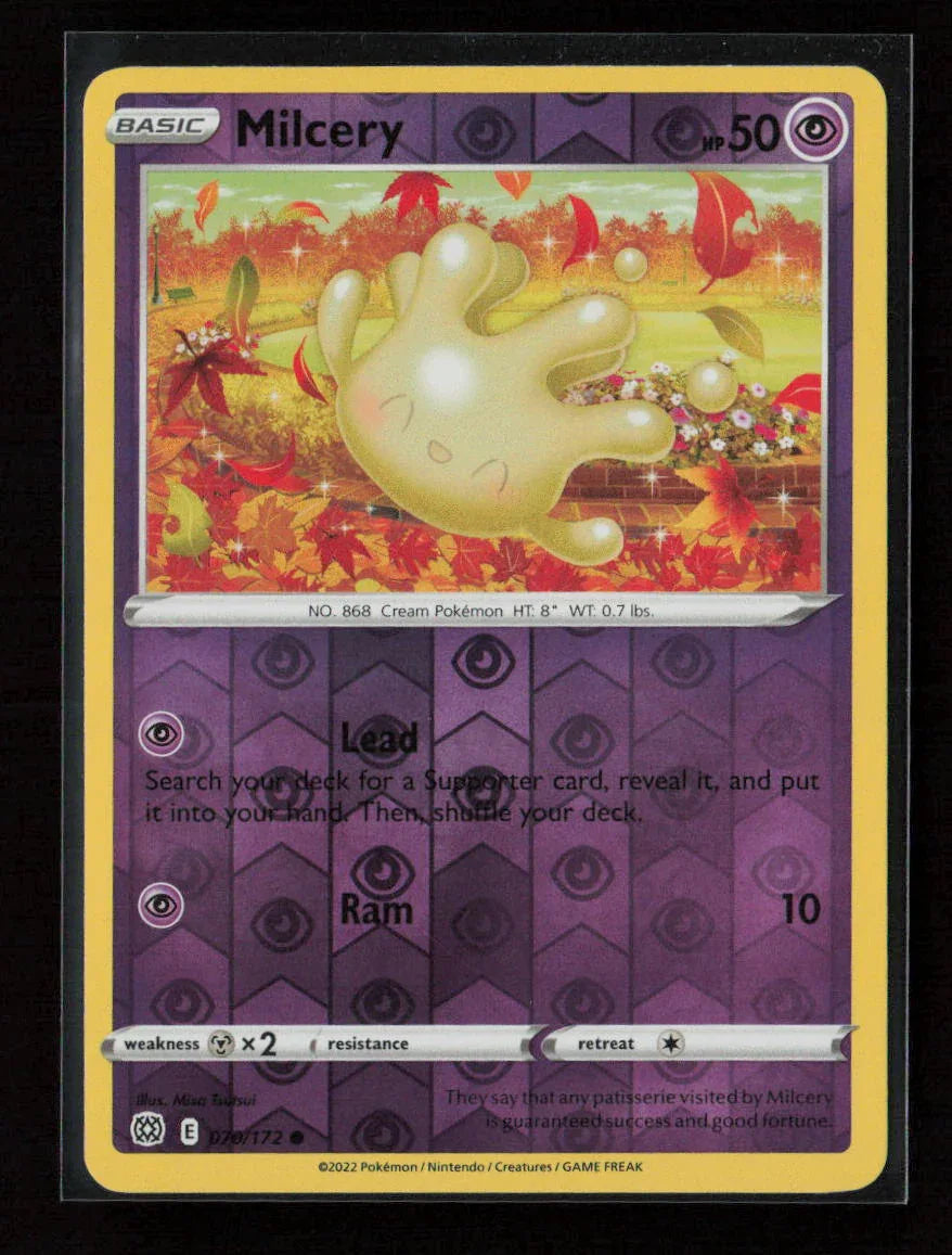 Milcery Common SWSH09: Brilliant Stars 070/172 NM - Kang's Collectibles