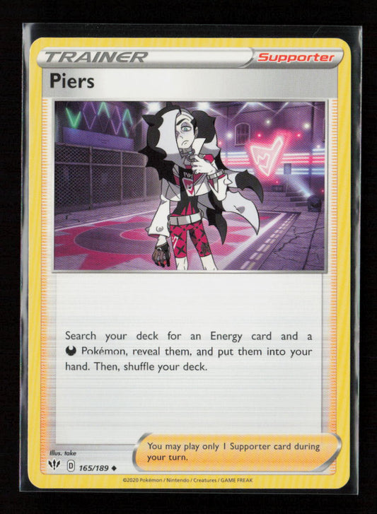 Piers Uncommon SWSH03: Darkness Ablaze 165/189 LP