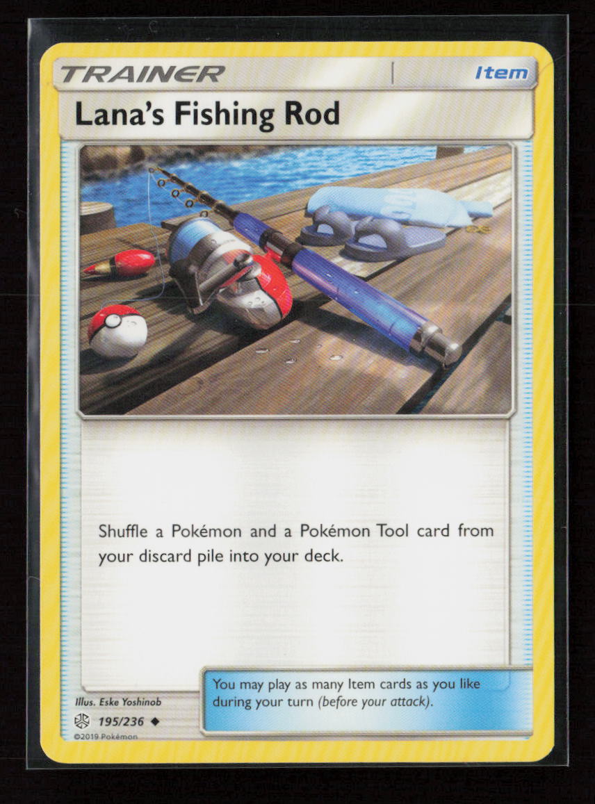 Lana's Fishing Rod Uncommon SM - Cosmic Eclipse 195/236 LP