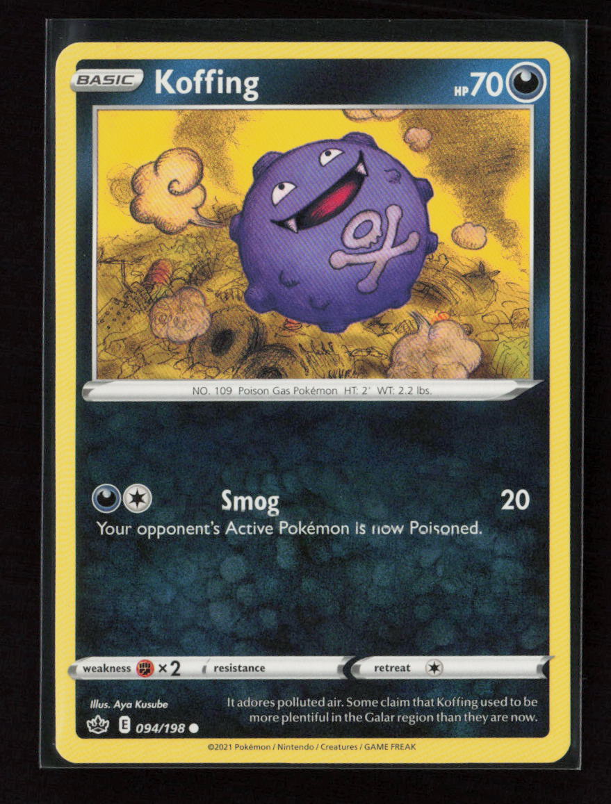 Koffing Common SWSH06: Chilling Reign 094/198 LP