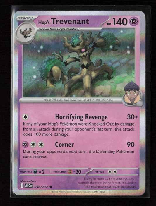 Hop's Trevenant - Rare ME: Ascended Heroes 096/217 NM