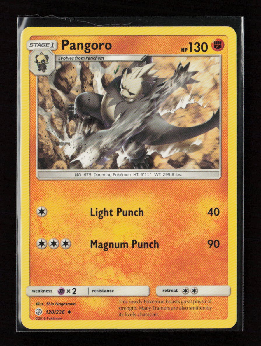 Pangoro Uncommon SM - Cosmic Eclipse 120/236 LP