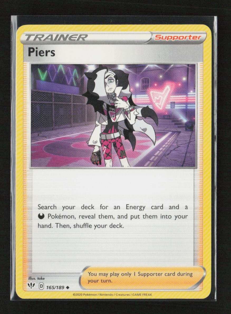 Piers - (Eevee Stamped) Promo Battle Academy 2022 165/189 LP