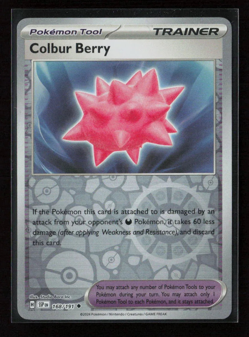 Colbur Berry Uncommon SV08: Surging Sparks 168/191 NM - Kang's Collectibles