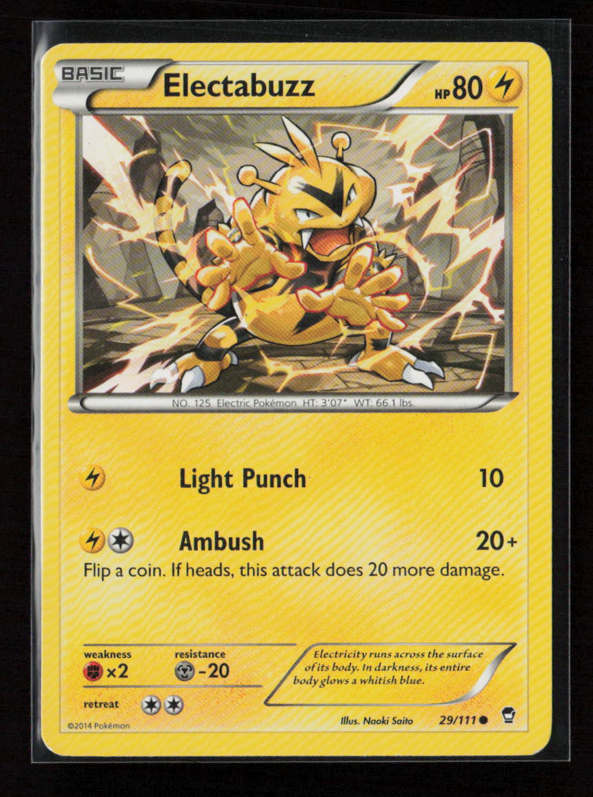 Electabuzz Common XY - Furious Fists 29/111 MP