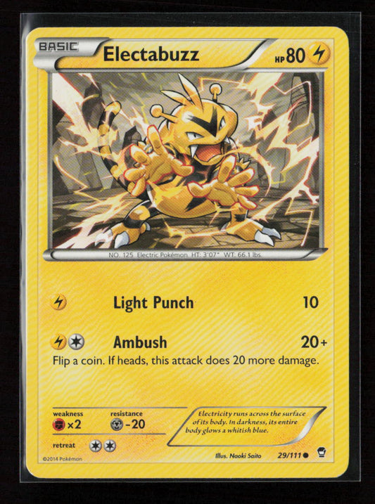 Electabuzz Common XY - Furious Fists 29/111 MP