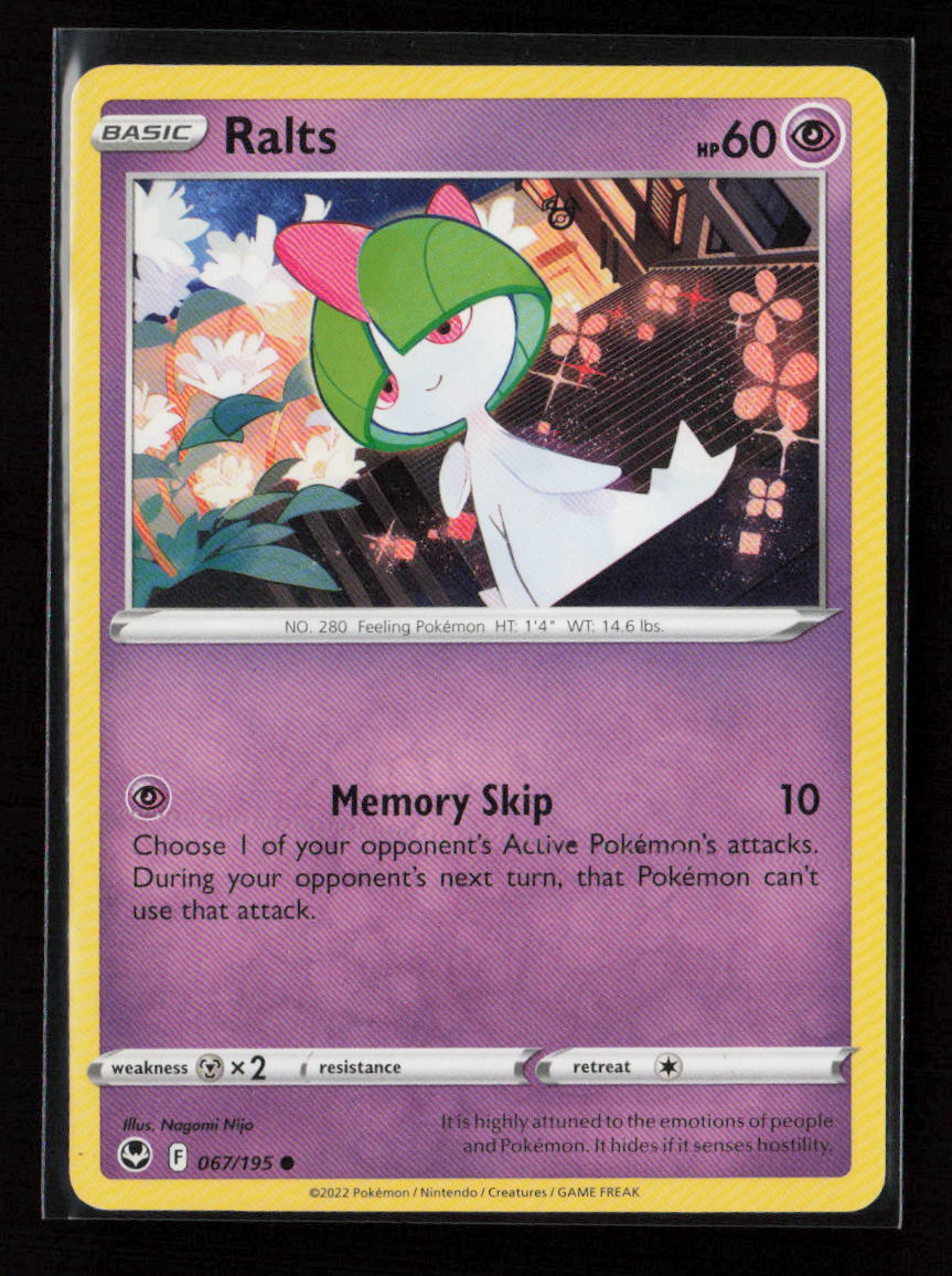 Ralts Common SWSH12: Silver Tempest 067/195 LP