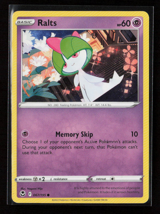 Ralts Common SWSH12: Silver Tempest 067/195 LP
