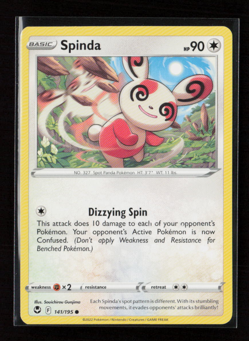 Spinda Common SWSH12: Silver Tempest 141/195 LP
