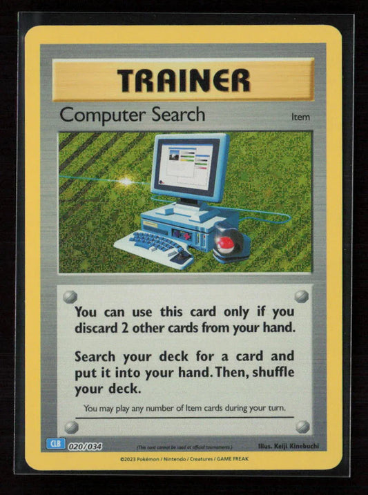 Computer Search (CLB) Classic Collection Trading Card Game Classic 020/034 NM - Kang's Collectibles