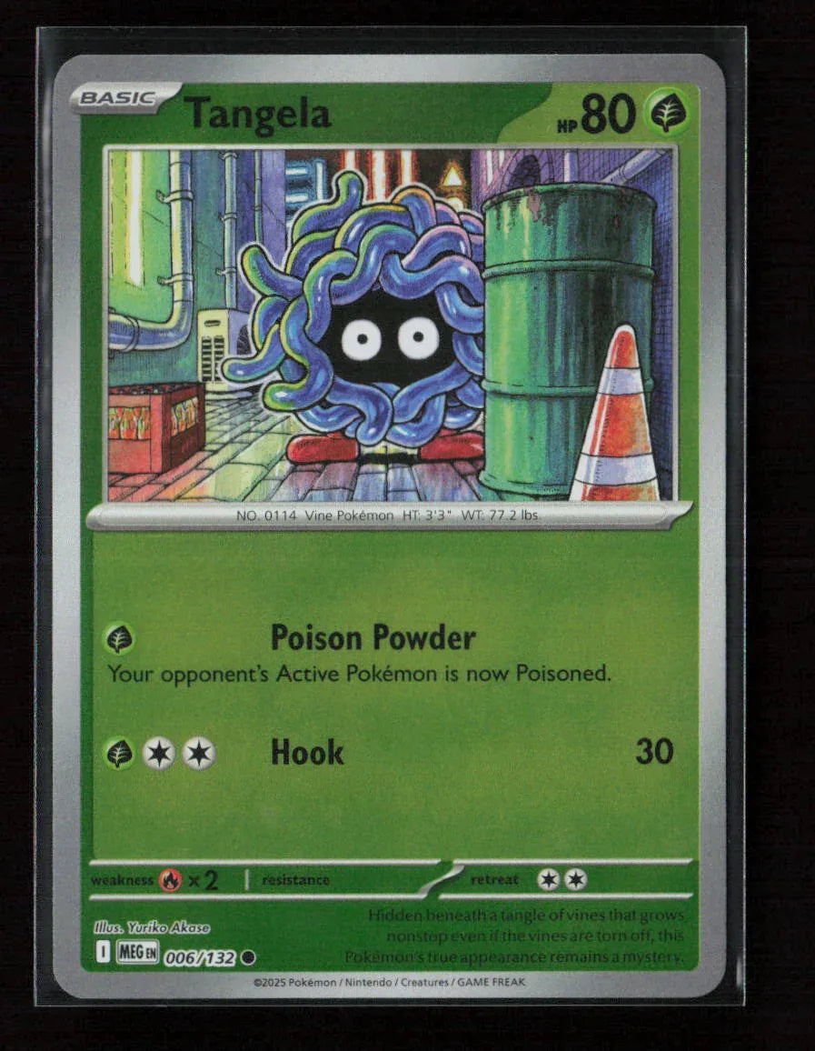 Tangela Common ME01: Mega Evolution 006/132 NM - Kang's Collectibles