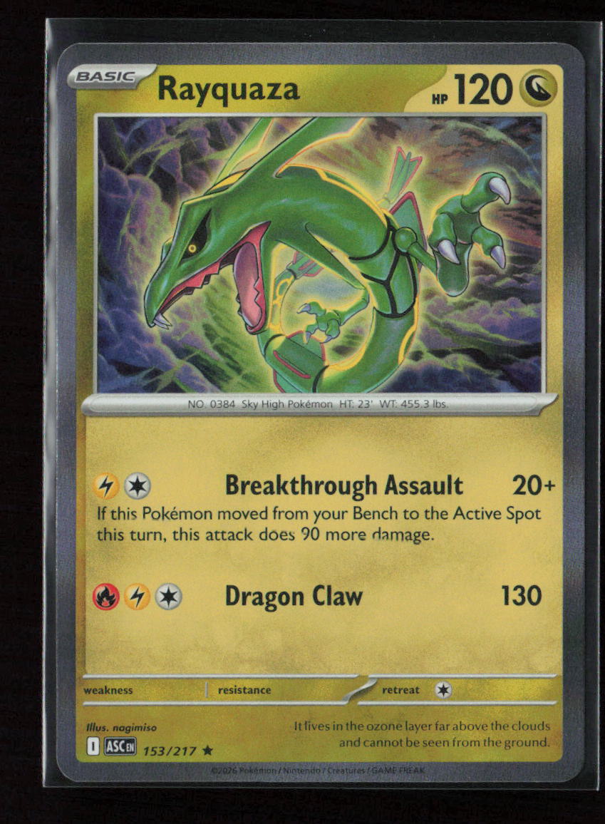 Rayquaza Rare ME: Ascended Heroes 153/217 NM