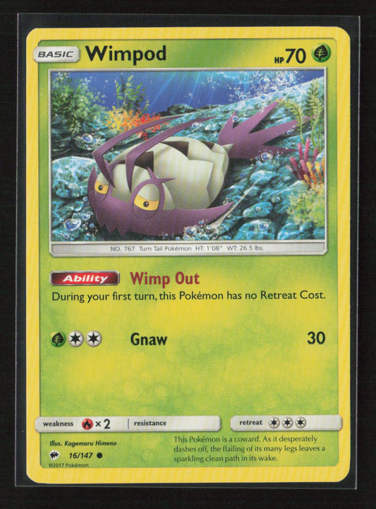 Wimpod Common SM - Burning Shadows 16/147 LP