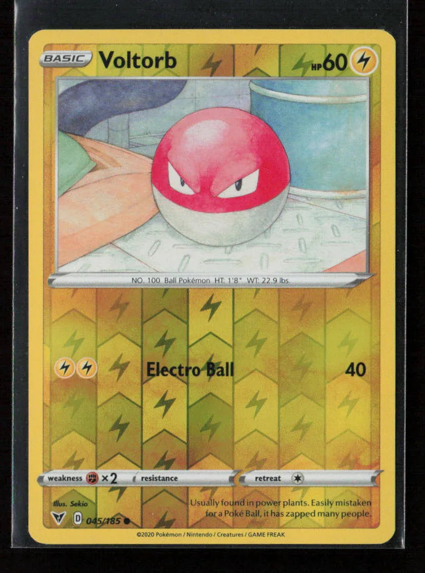 Voltorb Common SWSH04: Vivid Voltage 045/185 NM - Kang's Collectibles