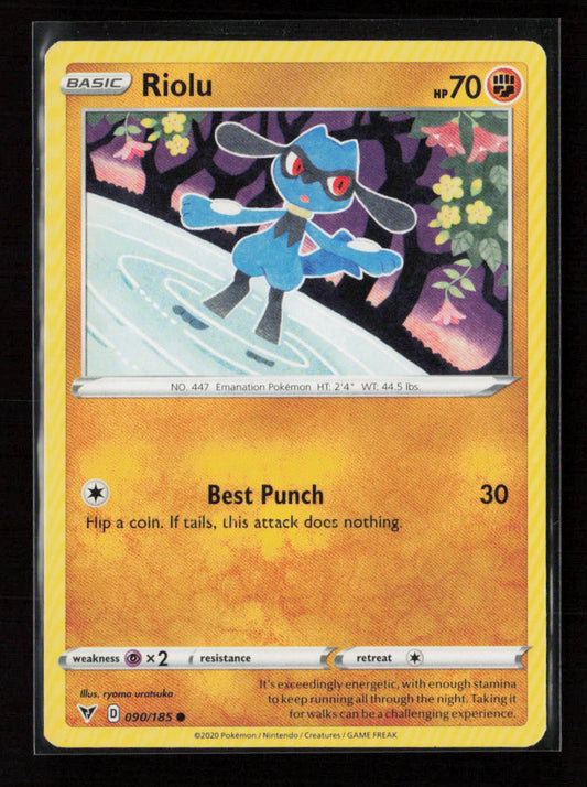 Riolu Common SWSH04: Vivid Voltage 090/185 LP