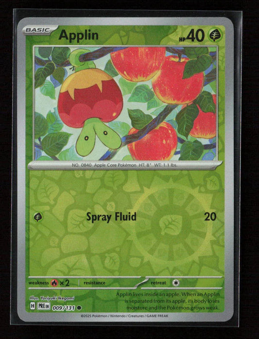 Applin Common SV: Prismatic Evolutions 009/131 NM - Kang's Collectibles