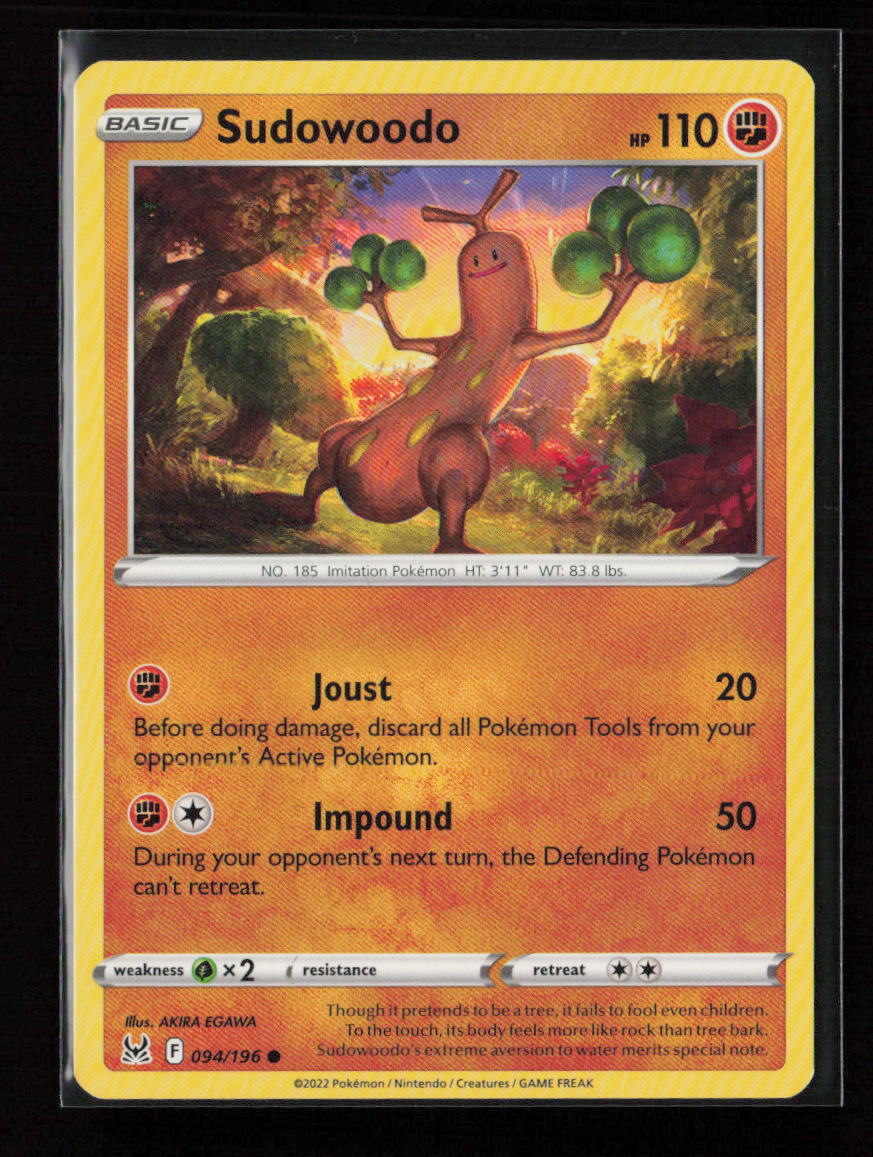 Sudowoodo Common SWSH11: Lost Origin 094/196 LP