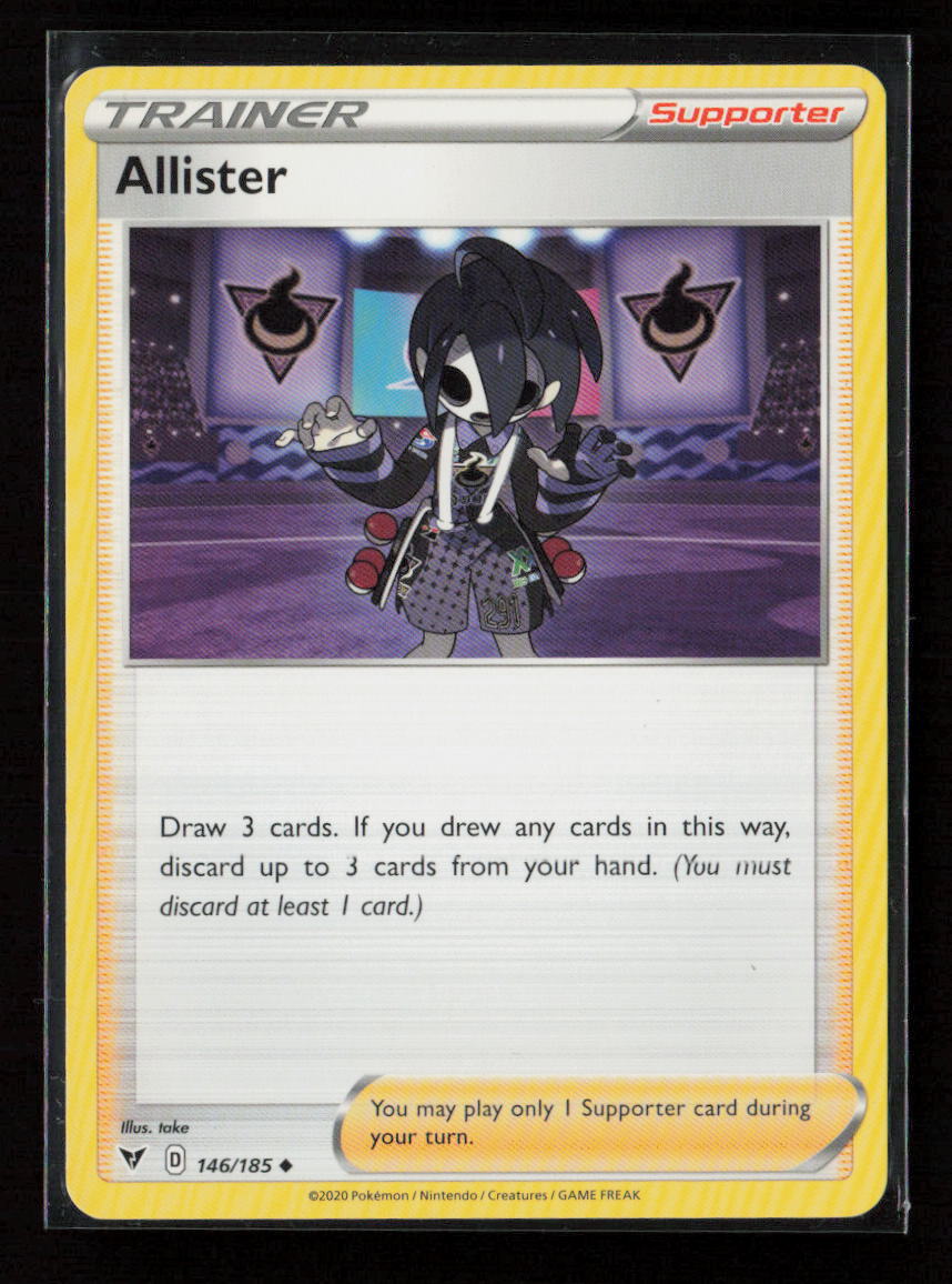 Allister Uncommon SWSH04: Vivid Voltage 146/185 LP