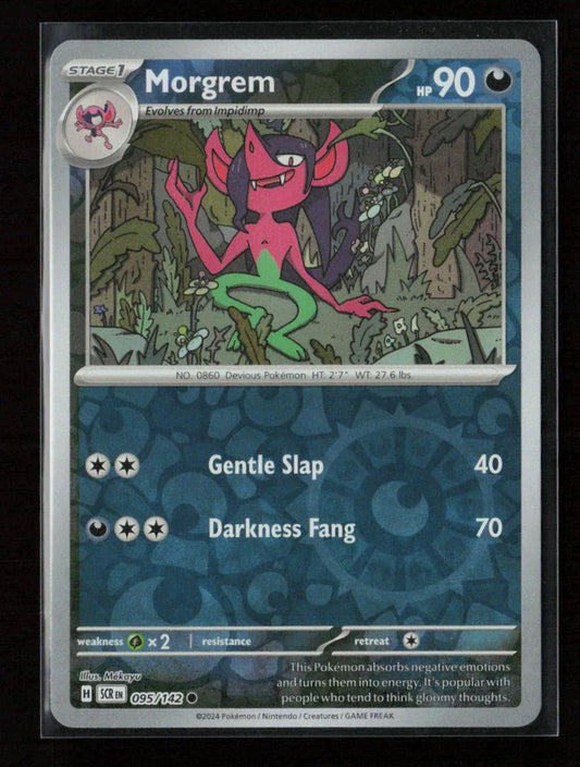 Morgrem Common SV07: Stellar Crown 095/142 NM - Kang's Collectibles