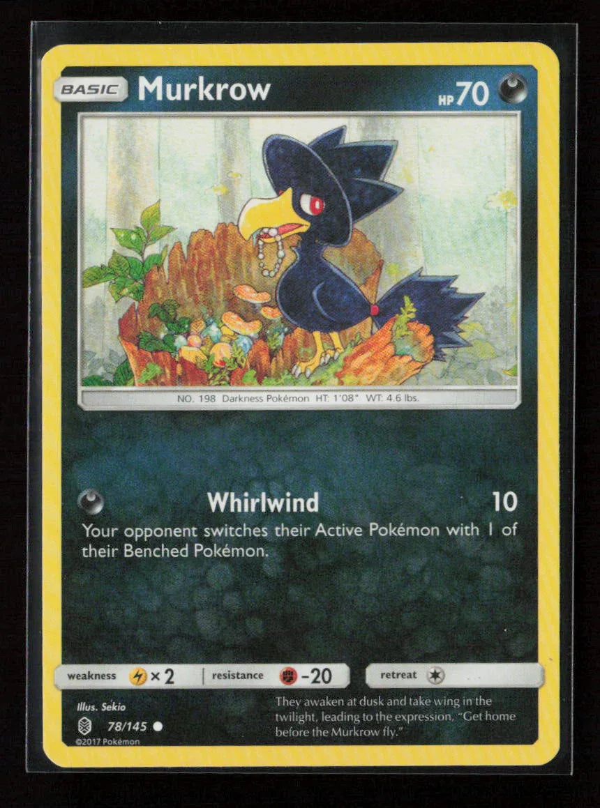 Murkrow Common SM - Guardians Rising 78/145 NM - Kang's Collectibles