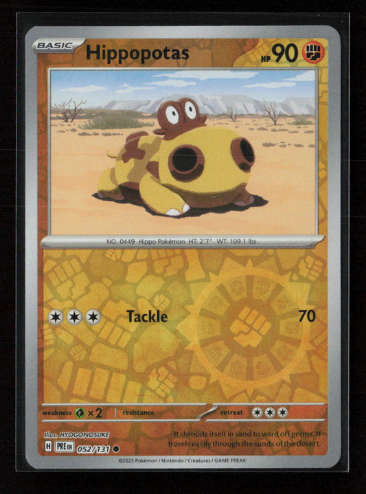Hippopotas Common SV: Prismatic Evolutions 052/131 NM
