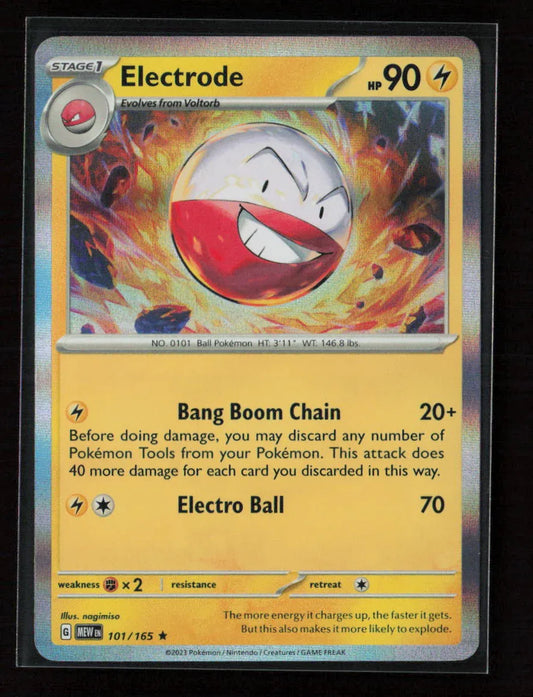 Electrode Rare SV: Scarlet & Violet 151 101/165 NM - Kang's Collectibles