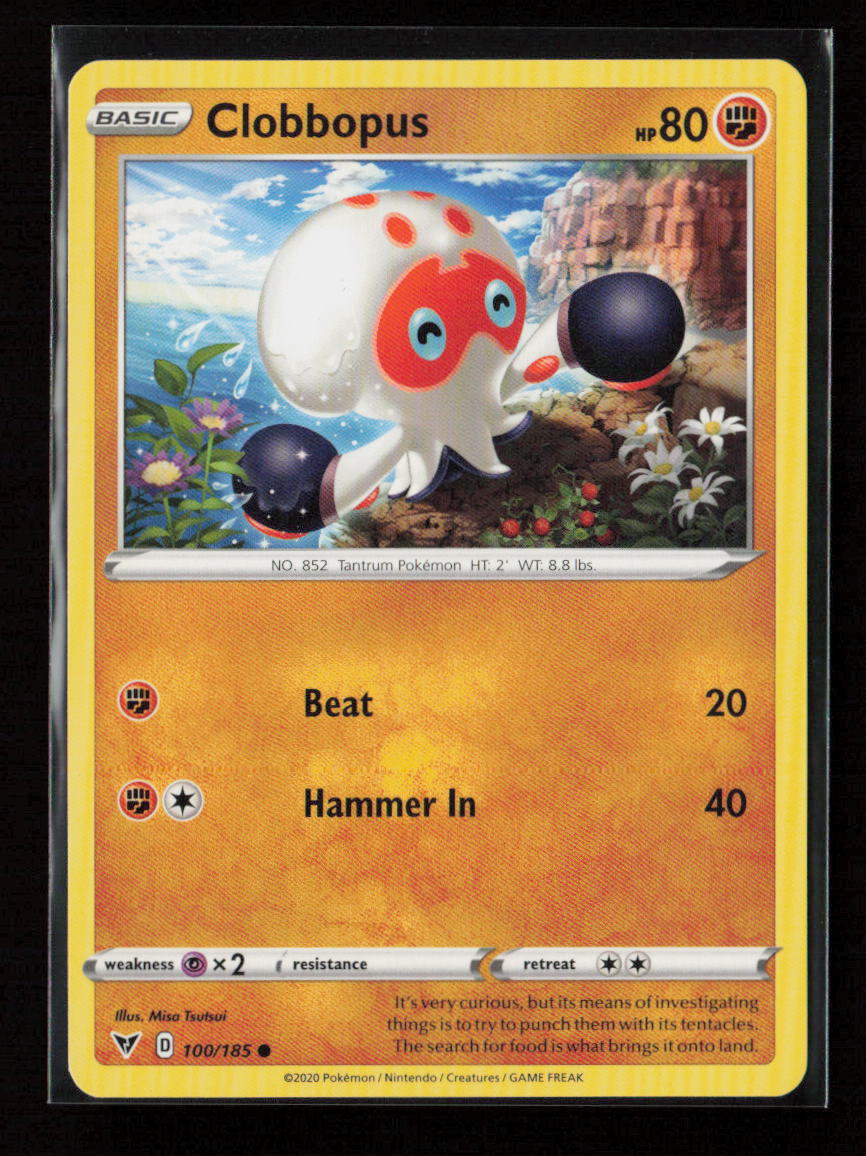 Clobbopus Common SWSH04: Vivid Voltage 100/185 LP