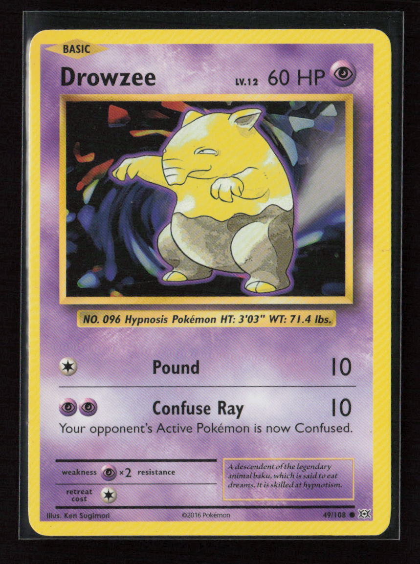 Drowzee Common XY - Evolutions 49/108 LP
