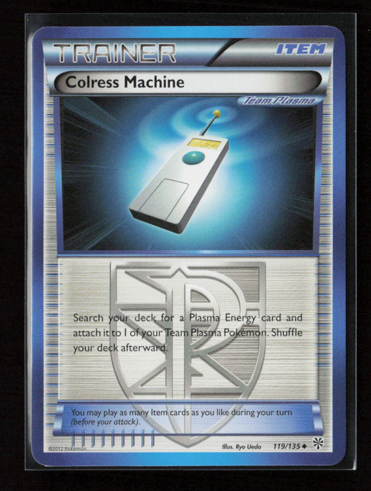 Colress Machine (Team Plasma) Uncommon Plasma Storm 119/135 NM
