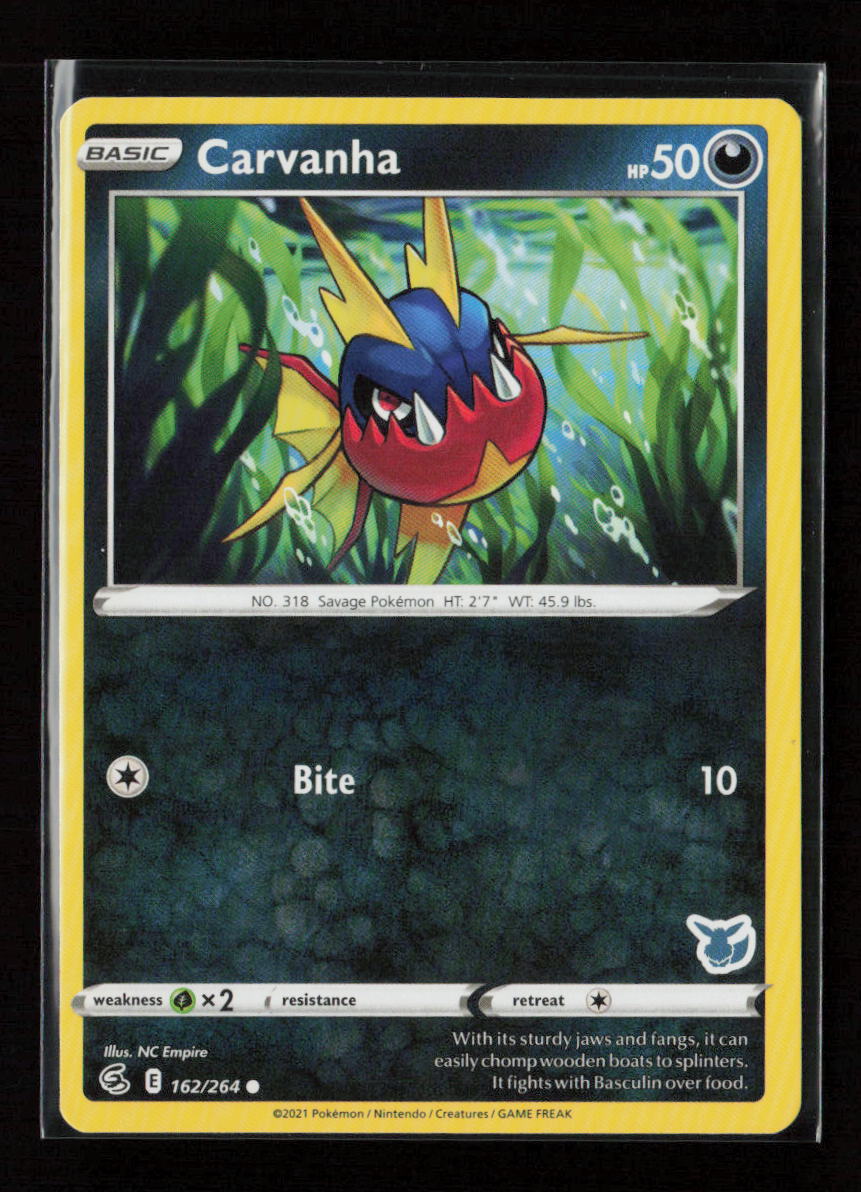 Carvanha - (Eevee Stamped) Promo Battle Academy 2022 162/264 LP