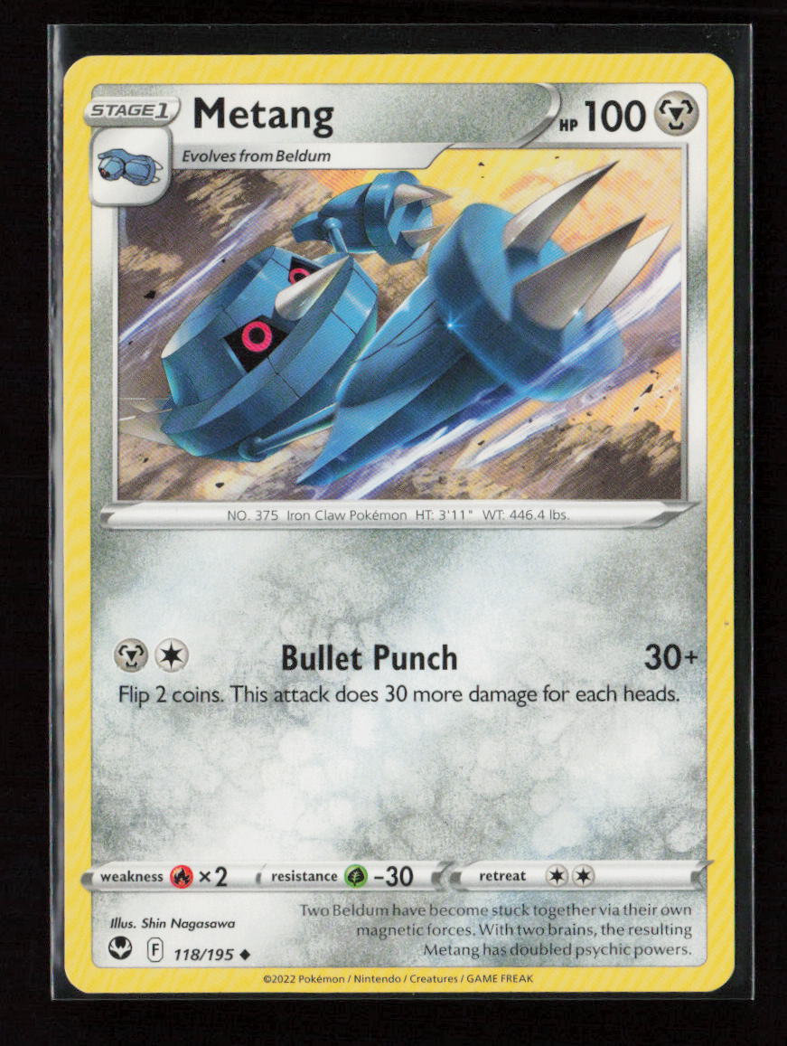 Metang Uncommon SWSH12: Silver Tempest 118/195 LP