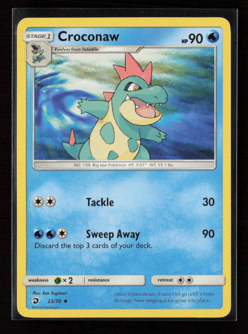 Croconaw Uncommon Dragon Majesty 23/70 LP