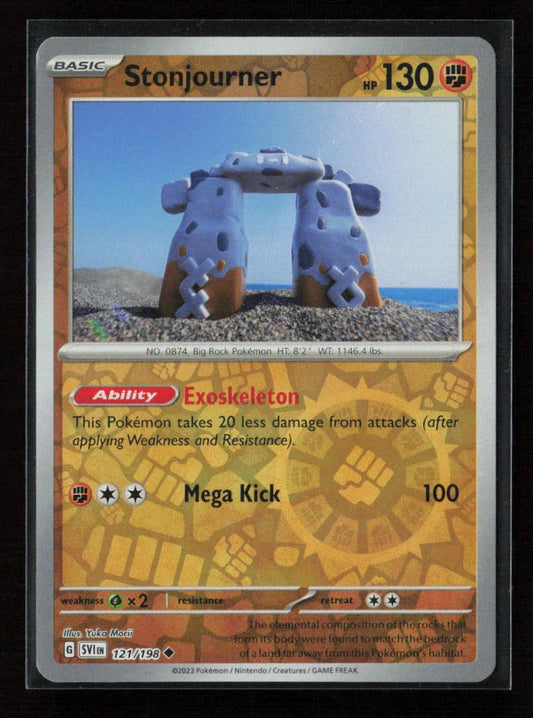Stonjourner Uncommon SV01: Scarlet & Violet Base Set 121/198 NM